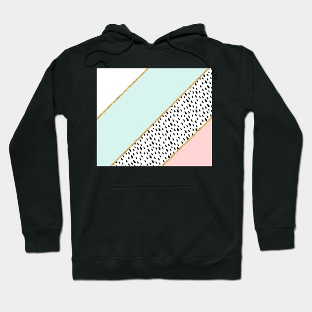 Ice cream geo split Hoodie by RoseAesthetic